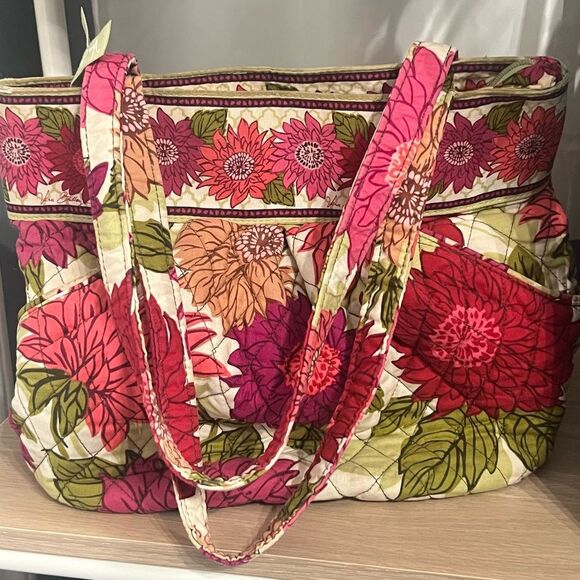 Vera Bradley Hello Dahlia Shoulder Bag - Picture 9 of 9